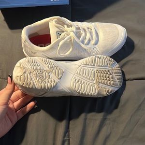 8.5 white cheer shoes